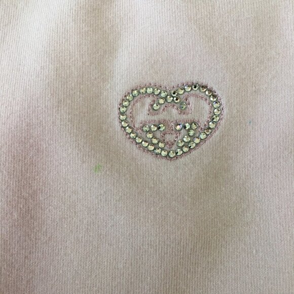 Gucci Baby Girl Light Pink Long Sleeve Guccisima Ruffle Dress Size 9-12 Months - Picture 4 of 14